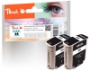 318798 - Peach Doppelpack Tintenpatronen schwarz kompatibel zu No. 88XL bk*2, C9396AE*2 HP